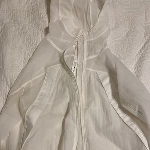 Iulu white windbreaker